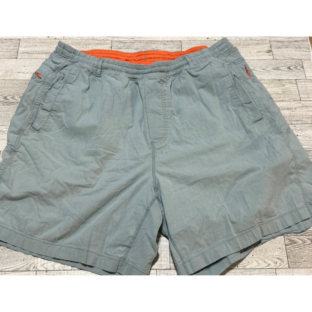 Birddogs Classic Gym Shorts XXL Light Blue Grey Orange Liner Athletic Mens